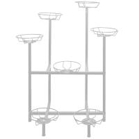 Подставка на 7 горшков ЦВЕТНИК белая РЗДИ Подставка на 7 горшков ЦВЕТНИК белая РЗДИ