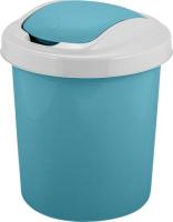 Контейнер для мусора Vogue 12л небесный SV4044 