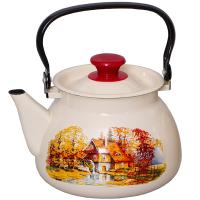 Чайник 3,5л с метал. ручкой сферич. слоновая кость Старая мельница 42104-132/6-У4 /4шт/Керчь
