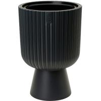 Кашпо Keli Mika 38*58см антрацит с вставкой 5135-014 /1шт/ Кашпо Keli Mika 38*58см антрацит с вставкой 5135-014 /1шт/