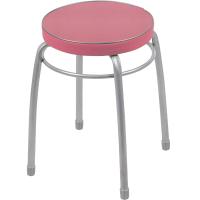 Табурет "Фабрик №1" круг. мягкое сиденье пепельная роза до 150кг ТФ01/10шт