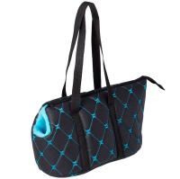 Сумка-переноска Карбон №2 черный/голубой/01525-8/2/Ксоди
