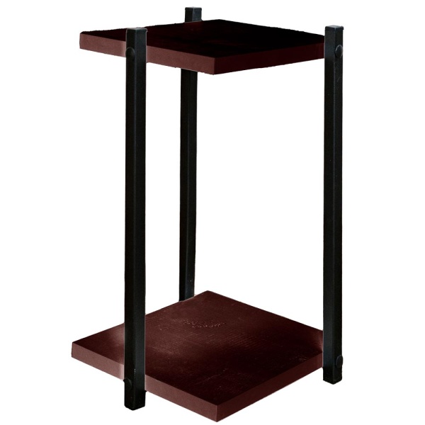 Полка №2 мебельная для цветов ВЕНГЕ 2 горш. ЛДСП 23*23*h36см