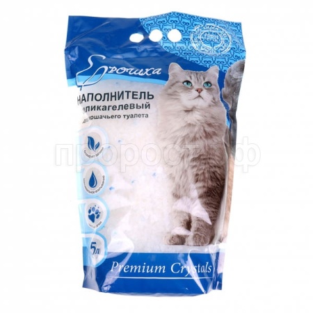 Наполнитель Ерошка силикагель 5л/5шт