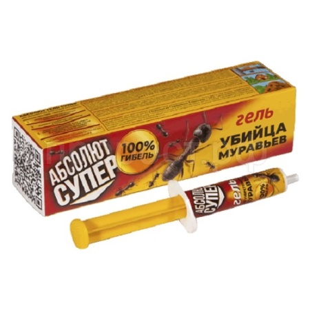 Гель от муравьев Абсолют СУПЕР 5мл шприц-дозатор АГСМ5