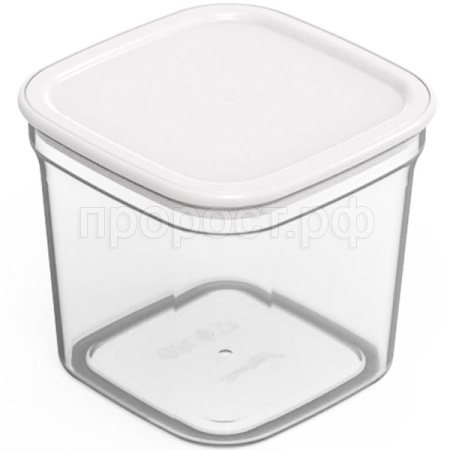 Контейнер д/сыпуч. прод. 0,6л Смарт белый С413БЕЛ /16шт/Мартика