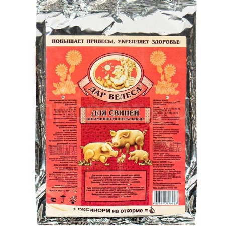 Свиньи Премикс Дар Велеса для свиней 0,4кг/30шт/Биопро