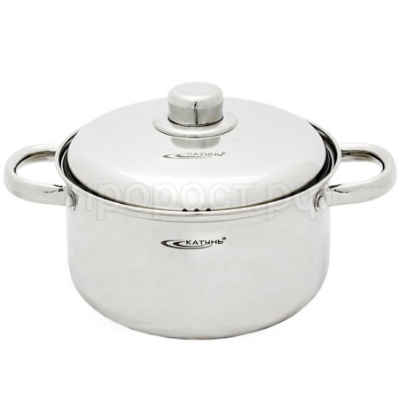 Кастрюля 3,4л металл. ГРЕТТА-МК кр. индукц. дно КТ04-D-35М /4шт/Катунь