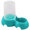 Миска автопоилка пластик 1000мл бирюзовая/2315/Дарэлл