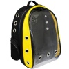 Рюкзак-переноска д/животн.с панор.видом вентил.отверст.21x23x41см черно-желтый/Рп18ж/Евро