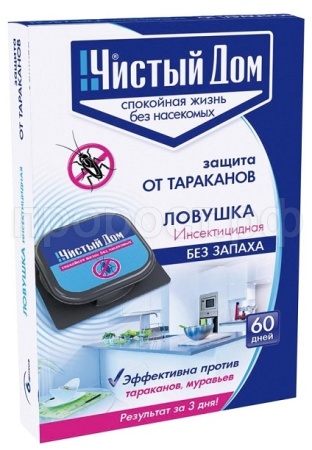 Ловушка от тараканов Чистый Дом диски-контейнеры 6шт