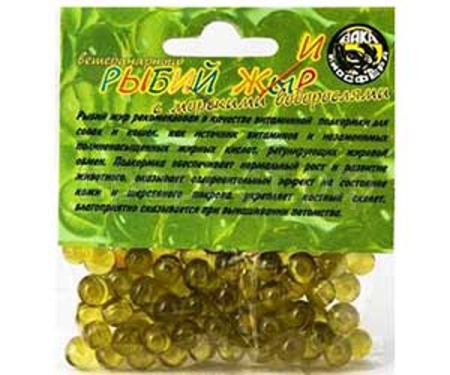 Вит Рыбий жир №3 капс. с Ламинарией ВАКА/22104/100шт/Биосфера