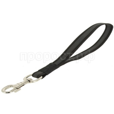 Водилка нейлон 20мм 30см с стальным карабином/19000809с/Каскад