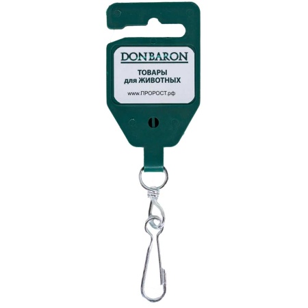 Карабин с вертлюгом №4 /1шт/ DONBARON