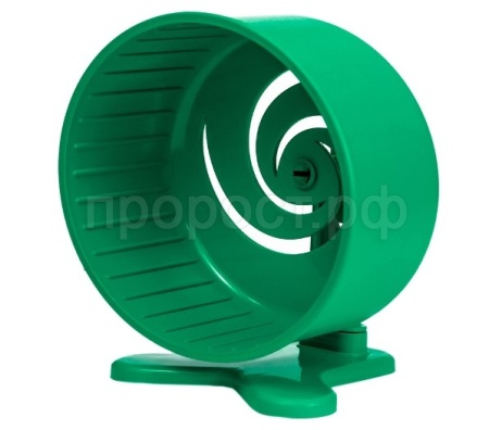 Игрушка д/грыз Колесо D140 литое с подставкой изумруд/3143/Дарэлл