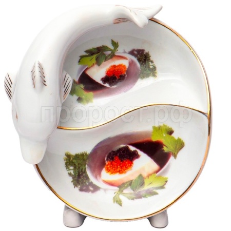 Икорница 15,5*15,5*8см Икорная тарелка 102-12019