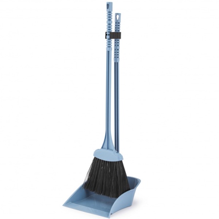 Набор д/уборки Комфорт №1 мягкий синий с веником М6977 /10шт/ Альтерн