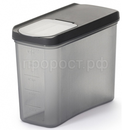Емкость д/сыпуч. прод. 1,5л Лайн графитовый М9004 /20шт/ Альтерн 