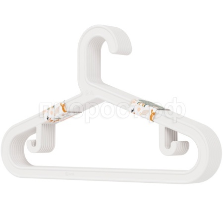 Вешалка-плечики детские (8шт) белый М8876 /6шт/ Альтерн Вешалка-плечики детские (8шт) белый М8876 /6шт/ Альтерн