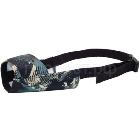 Намордник нейлон №4 принтованый черный/13040004-07/Каскад