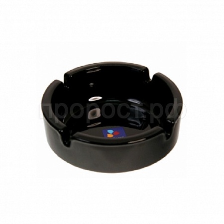 Пепельница черная 10.7см 12643