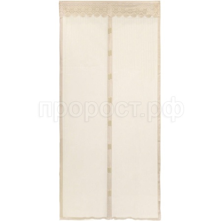 Сетка антимоскитная на дверь Капутмоскито на магнитах KM-B бежевый 311254 /10шт/Рыжий кот