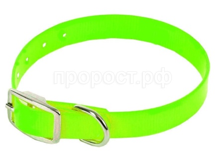 Ошейник биотан 25мм зеленый 39-51,5см/00225511-05/Каскад