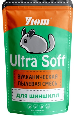 Песок Уют вулканическая смесь д/шиншил Уют Ultra Soft 0,73л/10шт/92125/
