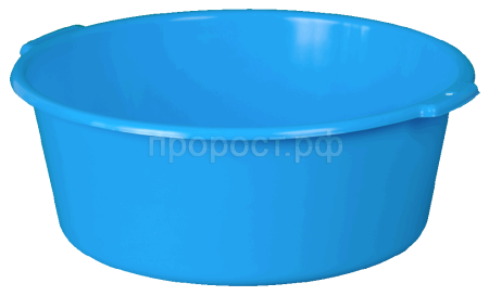 Таз 20л с ручками голубой 03006