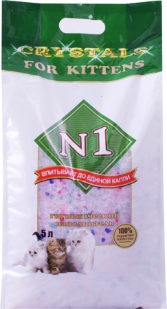 Наполнитель Барсик CRYSTALS №1 для котят силикагел 5л/8шт/92210