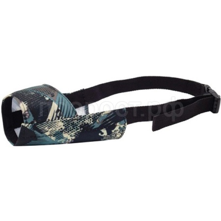 Намордник нейлон №1 принтованый черный/13040001-07/Каскад