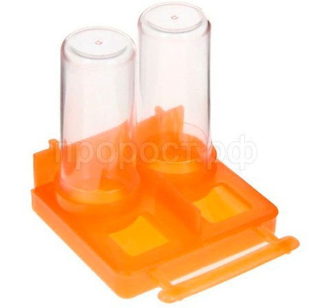 Поилка д/птиц двойная малая/Бриллиант