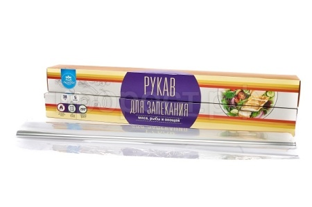 Рукав д/запекания 38см*5м с завязками РЗ-38/5 /24шт/ АкваМаг