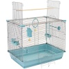 Клетка д/птиц ЛОРА-1 ECO 58*40*48см (укомплект) 1 секция бирюзовая/4610/Дарэлл