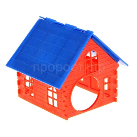 Игрушка д/грыз Домик Пластик без основания 01/Бриллиант