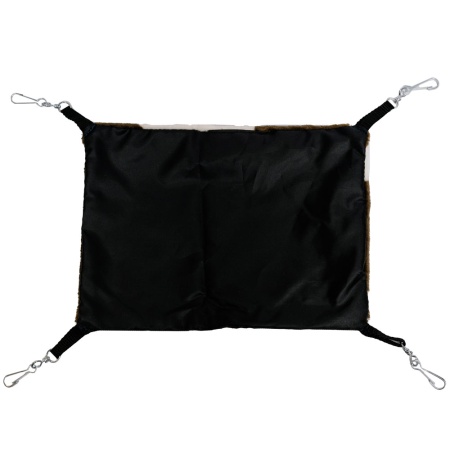 Гамак д/грызунов Мех сафари микс подвесной на 4-х карабинах 30*22см/DONBARON