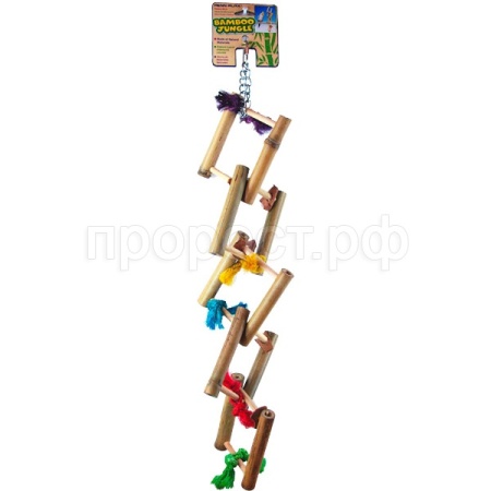 Игрушка д/птиц Бамбуковые звенья 56см/PennPlax/56658/Биосфера
