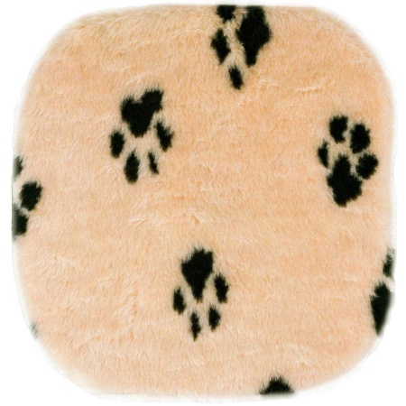 Когтеточка домик с полкой квадрат мех джут беж с игрушкой 35*35*77см/DONBARON