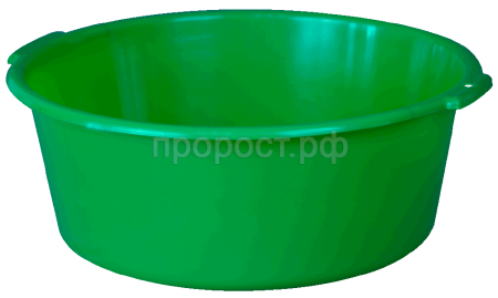 Таз 20л с ручками зеленый 03006