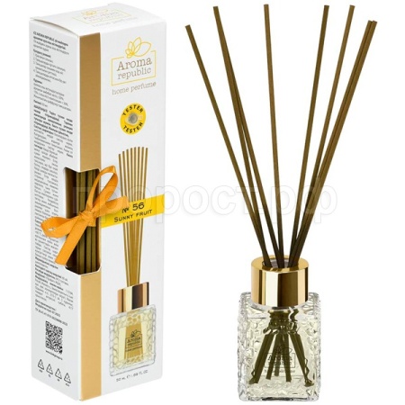 Диффузор д/дома с палочками 50мл Aroma Republic №56 Солнечный фрукт 93825 /12шт /Профит 