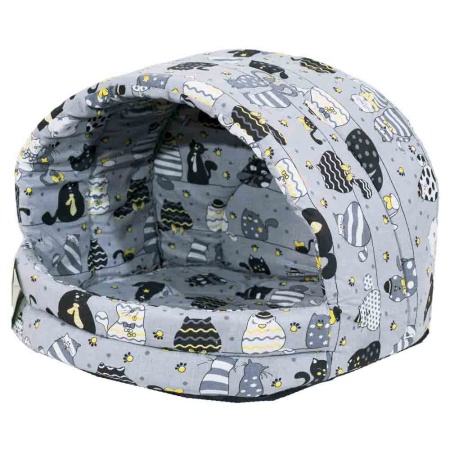 Лежанка Лукошко хлопок поролон МИКС 42*34*18см/DONBARON