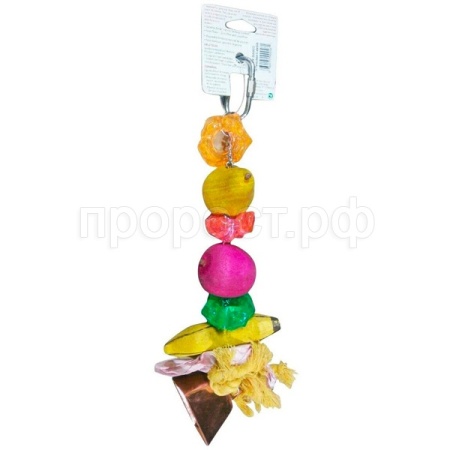 Игрушка д/птиц Подвеска фрукты средняя 28*8см/BA901/PennPlax/56653/Биосфера
