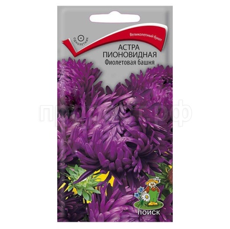 Астра пионовидная Фиолетовая башня 0,3г 