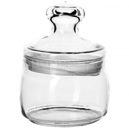 Банка стеклянная 420мл Чешни с крышкой /97554B 