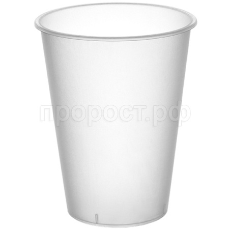 Стакан 375мл "Bubble Cup" (25шт) ПП матовый /12шт/ АУ