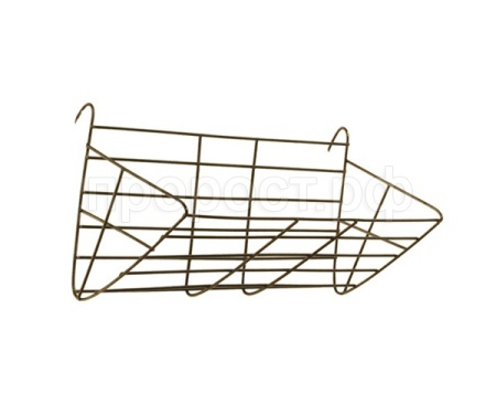 Кормушка д/грыз для сена металл 28*9*10см/10шт/4402/Дарэлл