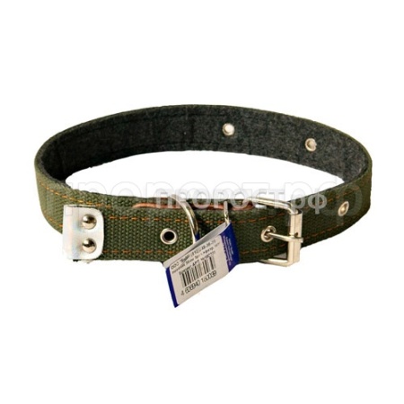 Ошейник брезентовый 30мм Н/У на фетре/180031/Бим Ошейник брезентовый 30мм Н/У на фетре/180031/Бим