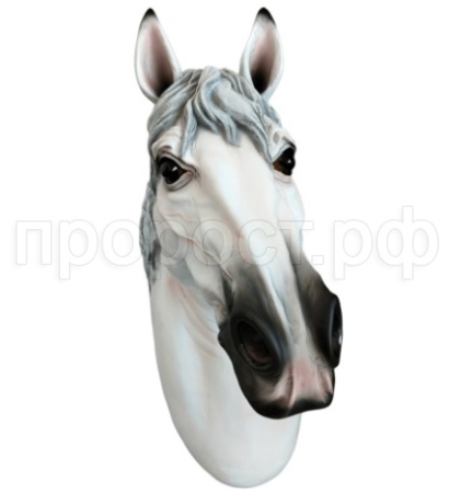 Голова лошади панно (белая) 718656/I193
