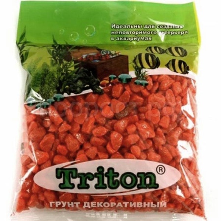 Грунты Тритон блестящ 800гр оранжевый/8шт/Вестерн