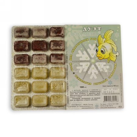 Заморожен. Дуэт(мотыль крупный+коретра) 100мл блистер/5шт